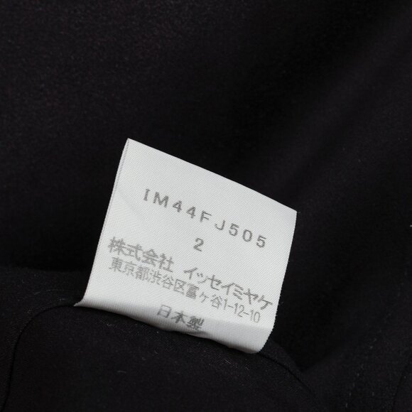Issey Miyake Black White Moleskin Button Up Shirt - Picture 11 of 11